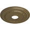 Ekena Millwork Federal Ceiling Medallion (Fits Canopies up to 8 1/2"), 15 3/8"OD x 3 5/8"ID x 1"P, Mississippi Mud CM15FEMMF - alternate 3
